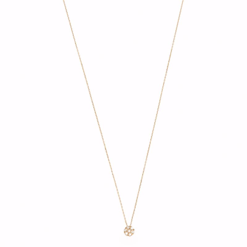 AG ALTA GAMA - Collar De Diamantes 0,07Ct Con Cadena De Oro 14Kt Largo 40+5Cm Ag Alta Gama