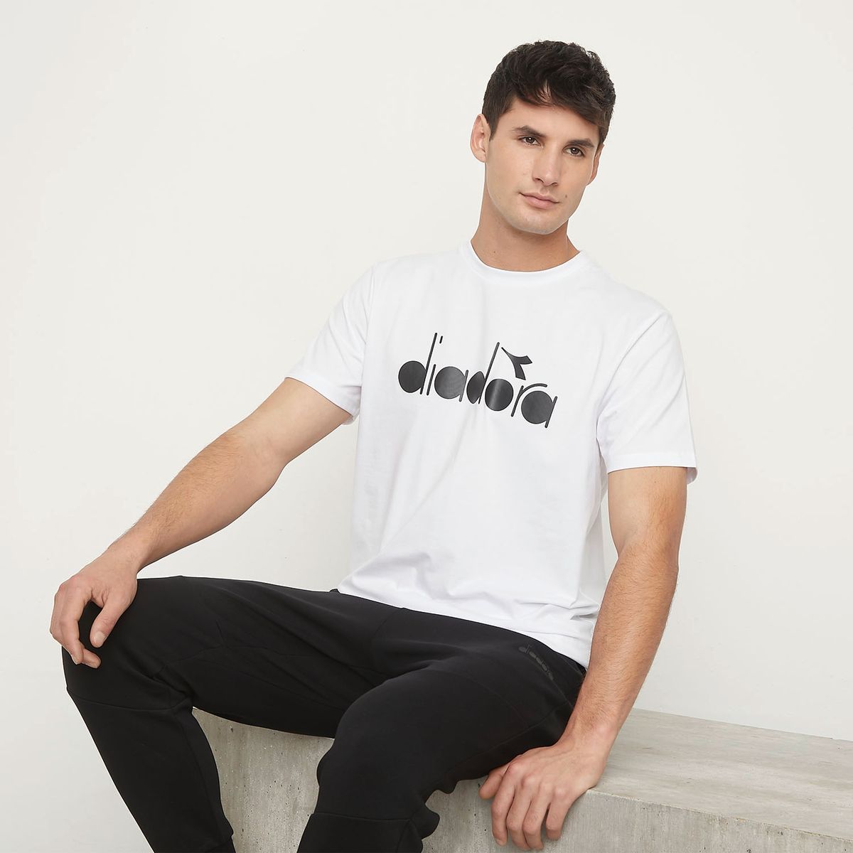 DIADORA - Polera Manga Corta Algodón Hombre Diadora