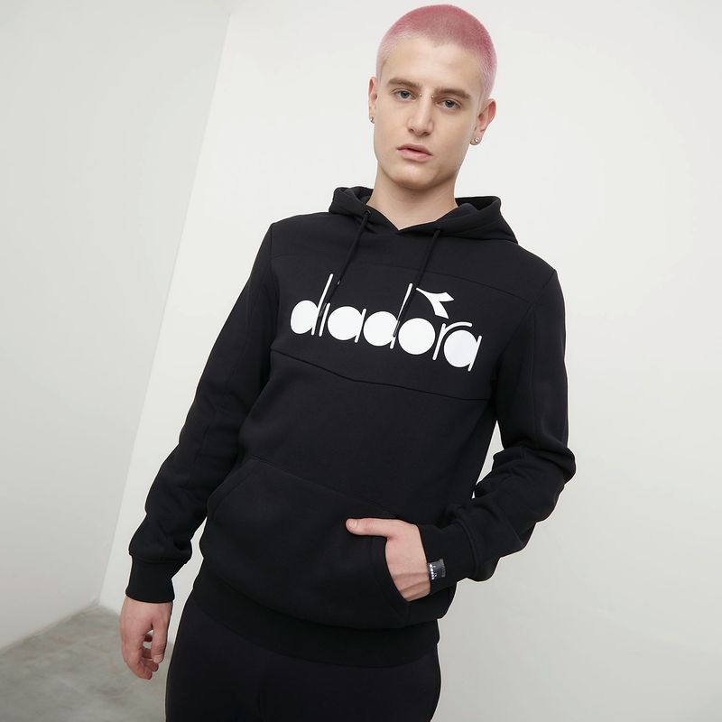 DIADORA - Polerón Deportivo Hoodies Hombre Diadora