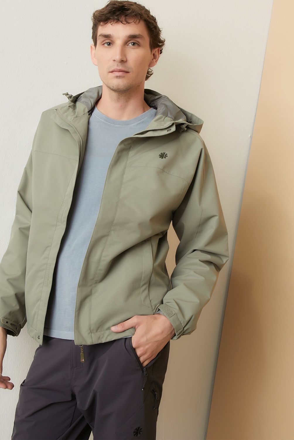 MOUNTAIN GEAR - Cortaviento Deportivo Impermeable Mountain Gear Maipo Hombre