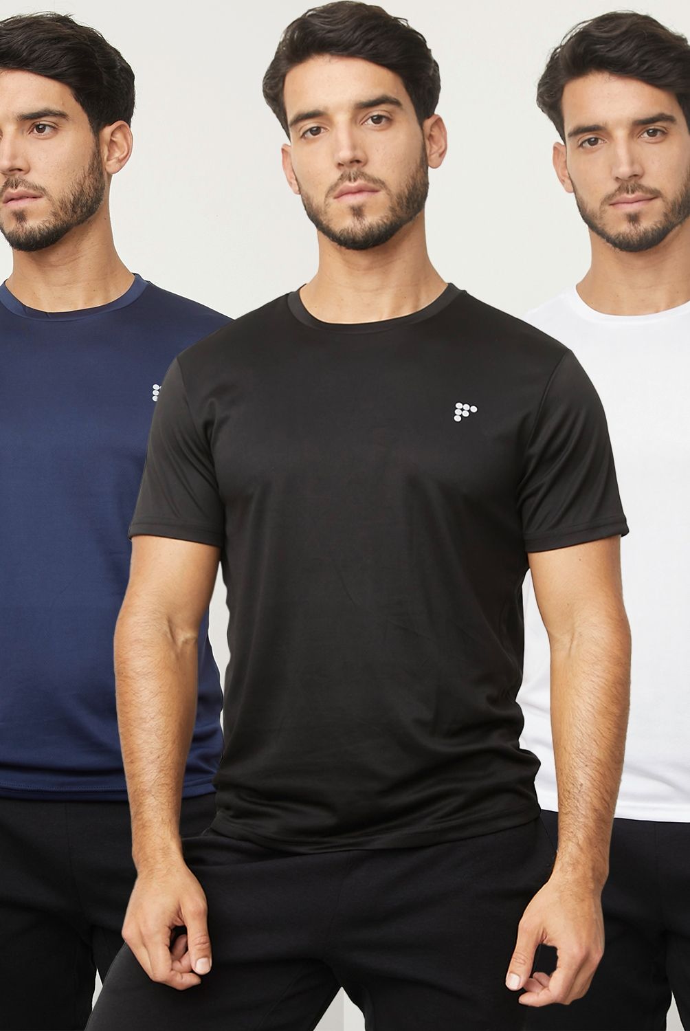 FRATTA - Pack 3 Poleras Deportivas Sports T-Shirts Hombre Fratta