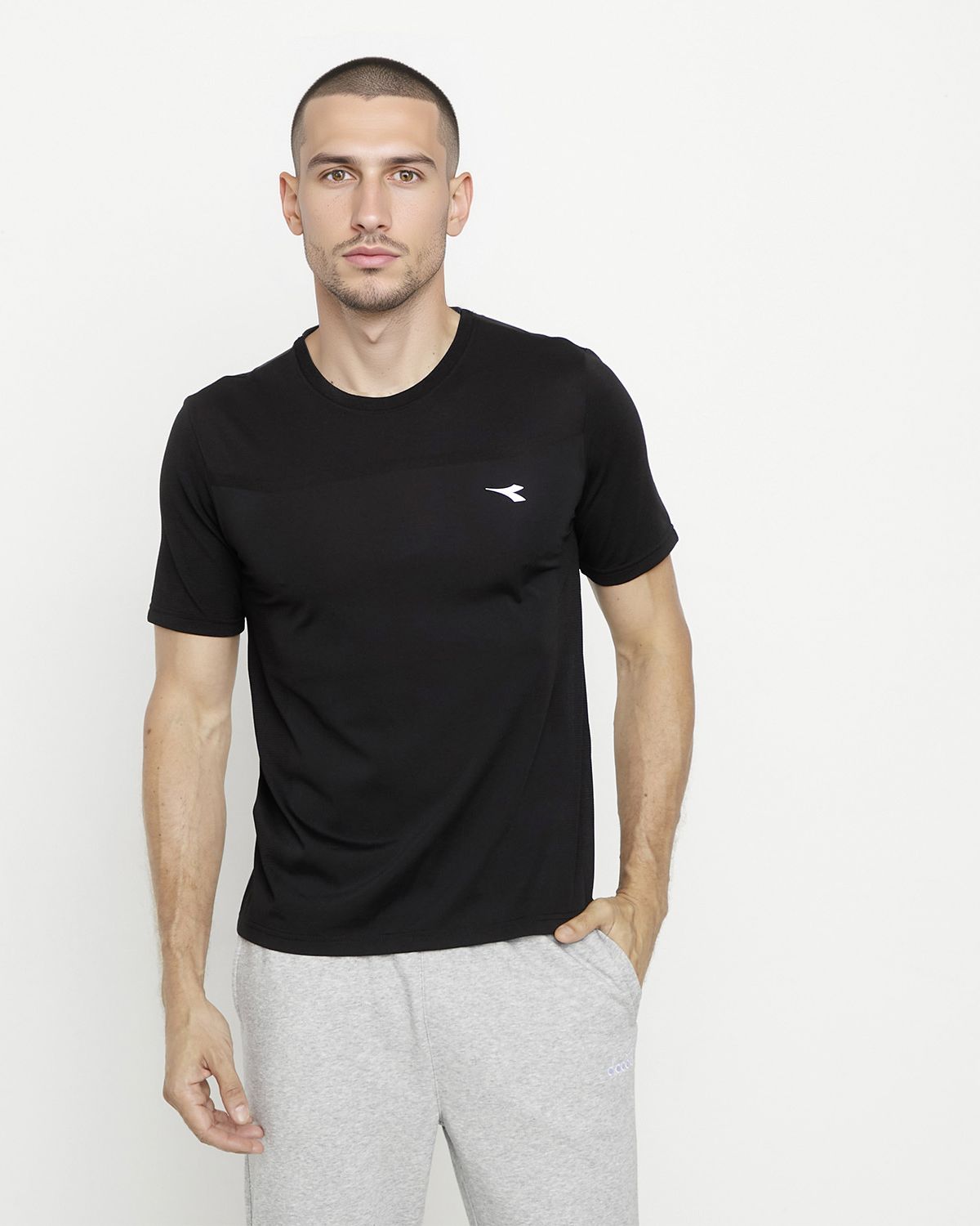 DIADORA Polera Deportiva Manga Corta Hombre Diadora
