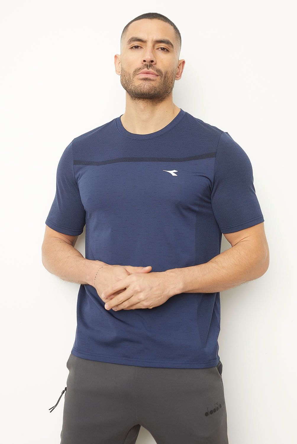 DIADORA - Polera Deportiva Manga Corta Hombre Diadora