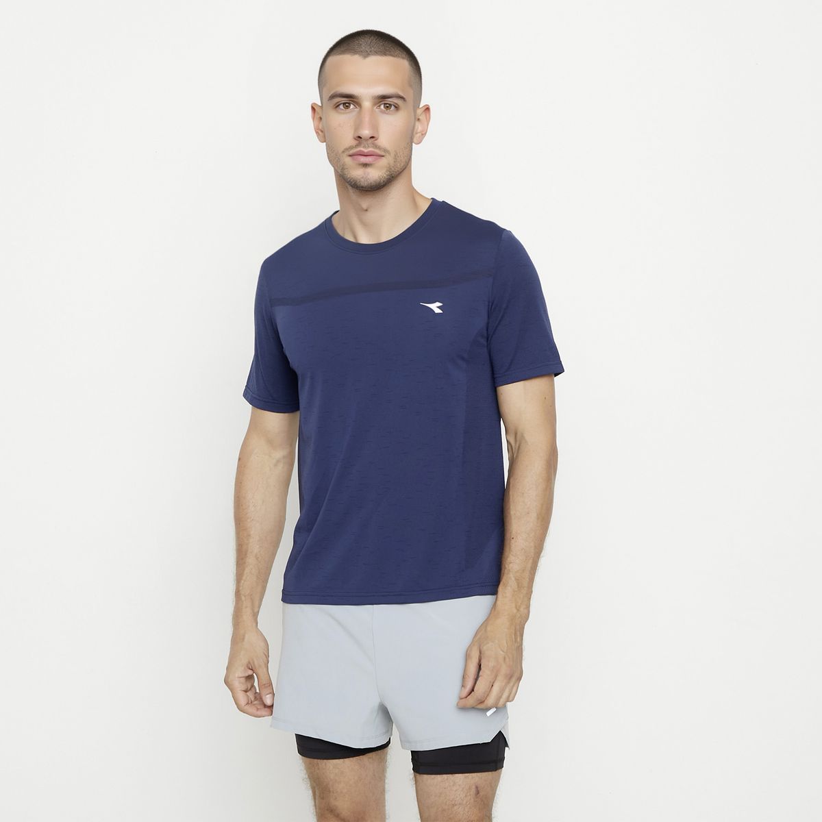 DIADORA - Polera Deportiva Manga Corta Hombre Diadora