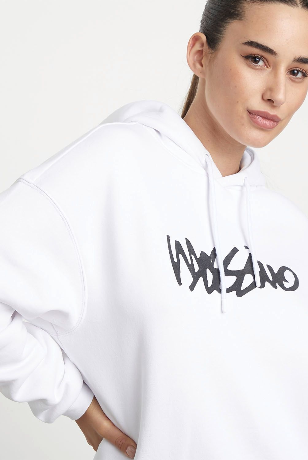 MOSSIMO - Polerón Deportivo Hoodie Oversize Fit Mujer Mossimo