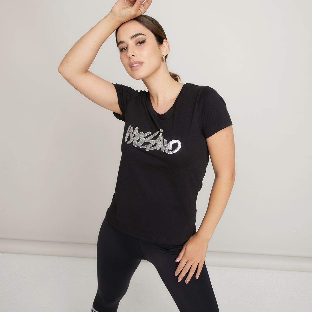 MOSSIMO - Polera Deportiva Manga Corta Mujer Mossimo