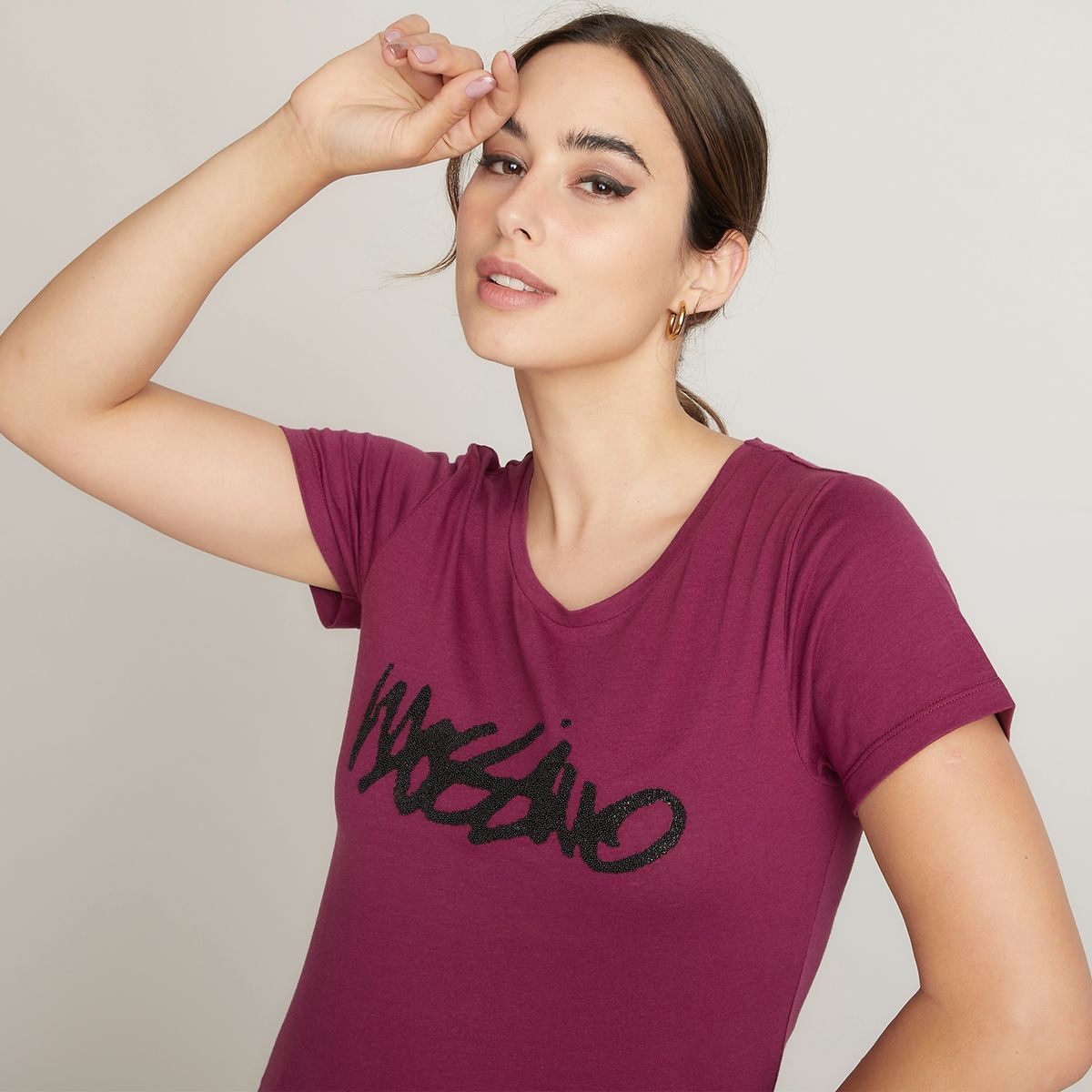 MOSSIMO - Polera Deportiva Manga Corta Mujer Mossimo