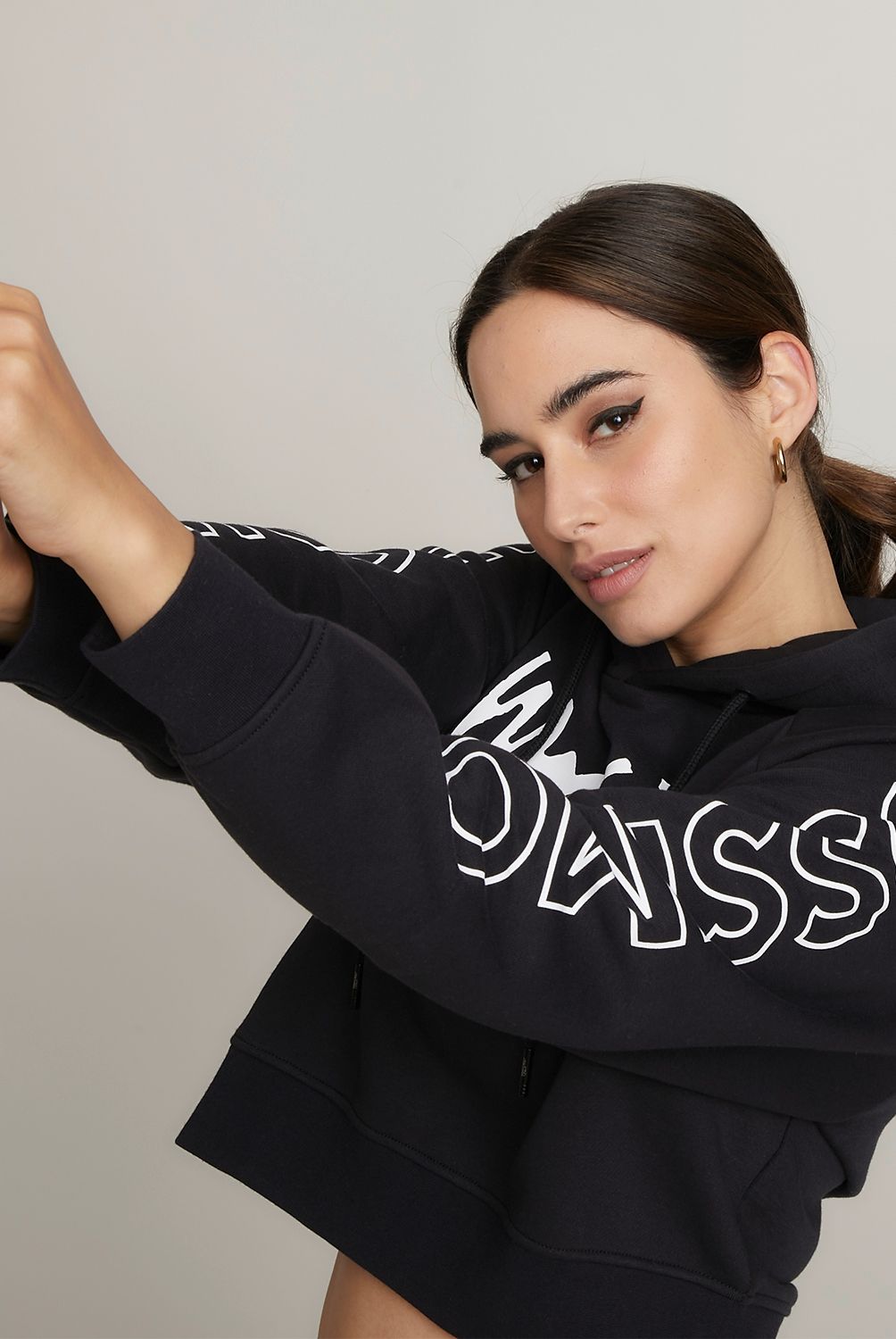 MOSSIMO - Polerón Deportivo Hoodie Mujer Mossimo