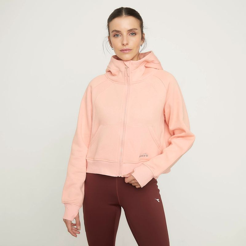DIADORA - Polerón Deportivo Hoodies Mujer Diadora
