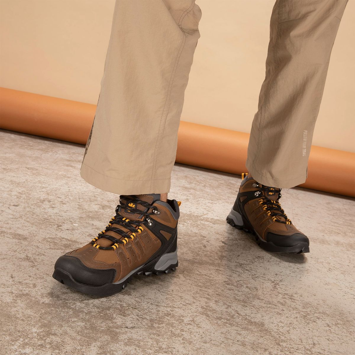 MOUNTAIN GEAR - Zapatilla Outdoor Hombre Café Mountain Gear