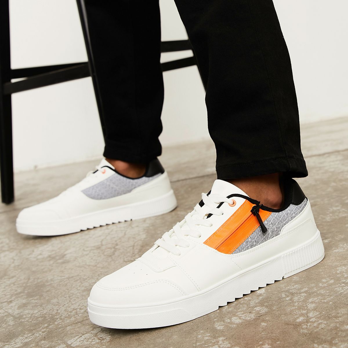 BASEMENT - Zapatilla Urbana Hombre Blanco Basement