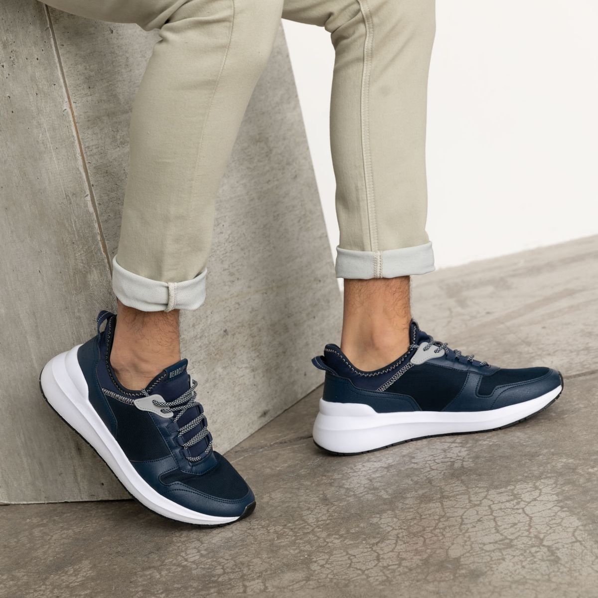 BEARCLIFF - Matt2 Zapatilla Urbana Hombre Azul Bearcliff
