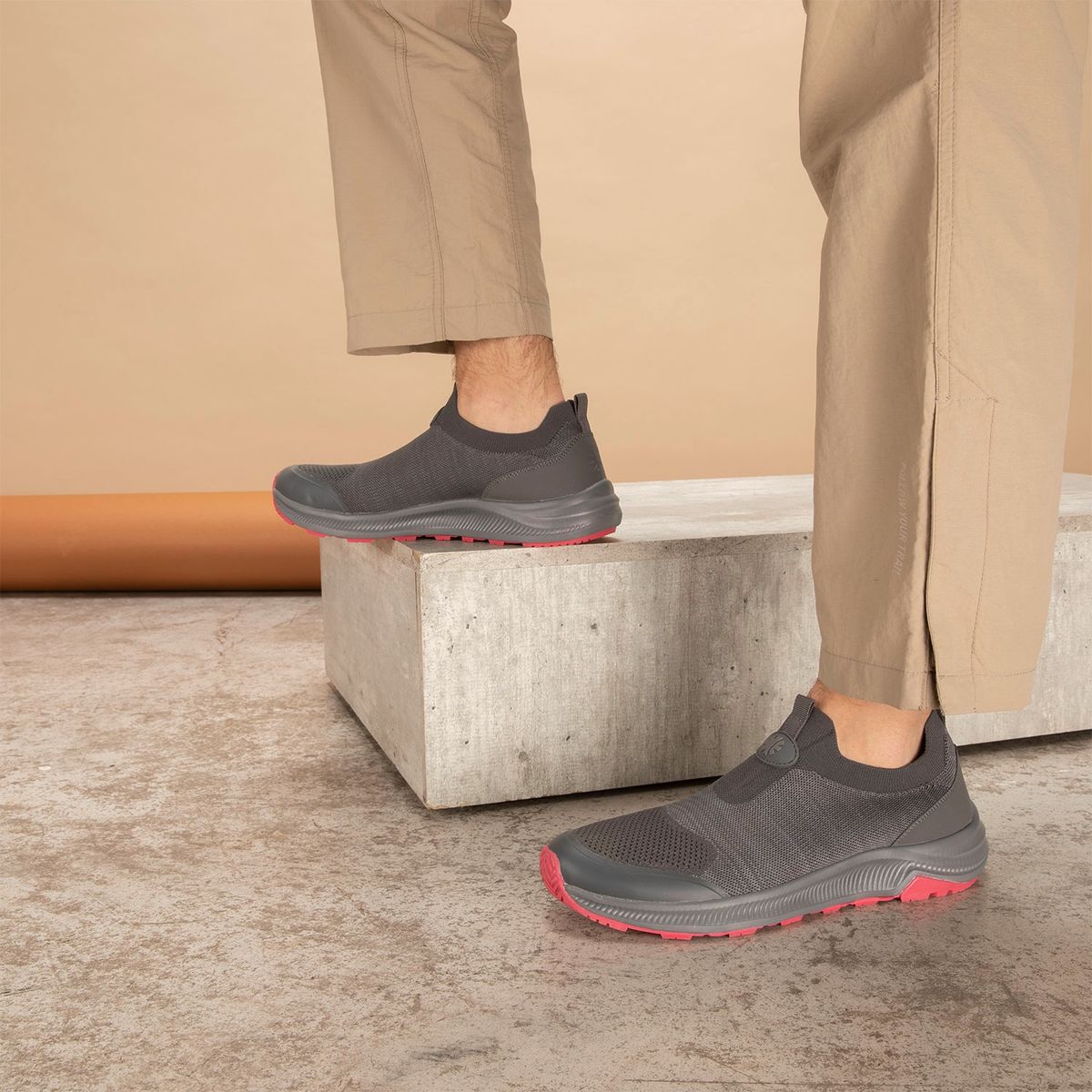 MOUNTAIN GEAR - Zapatilla Outdoor Hombre Gris Mountain Gear