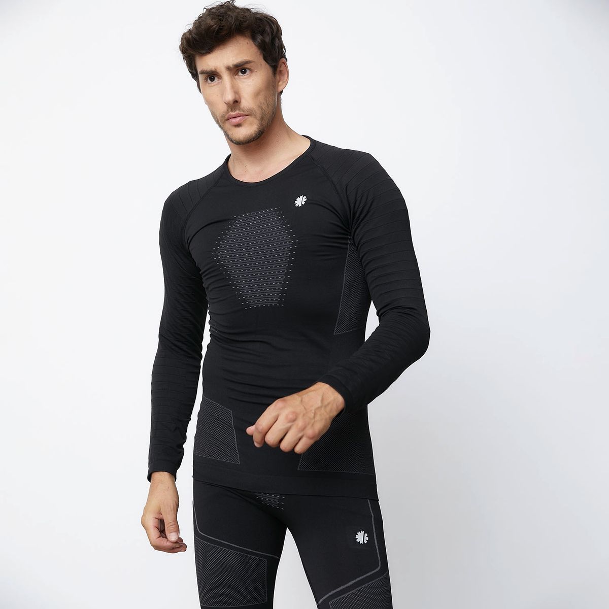 MOUNTAIN GEAR - Polera Primera Capa Deportiva Hombre Mountain Gear