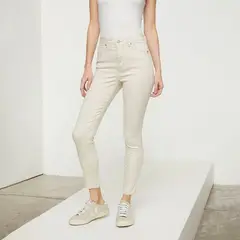 BASEMENT - Jeans Skinny Tiro Alto Mujer Algodón