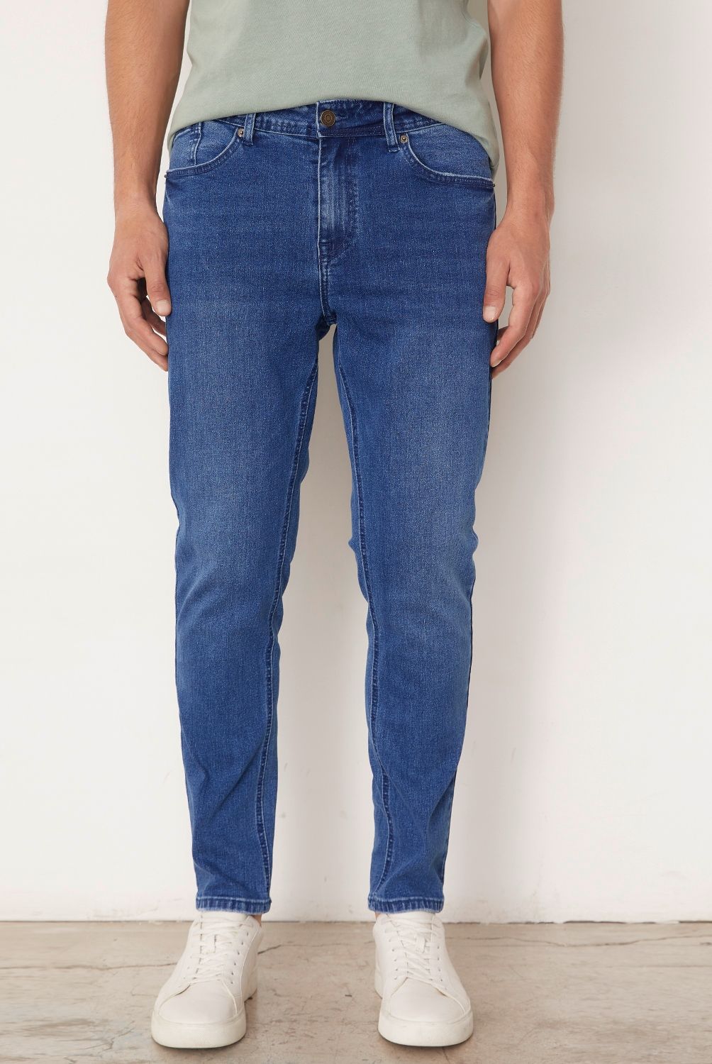 BASEMENT - Jeans Cropped Fit Hombre Basement