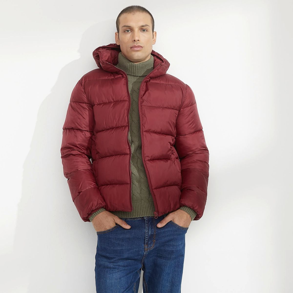 BASEMENT - Parka Manga Larga Hombre Basement