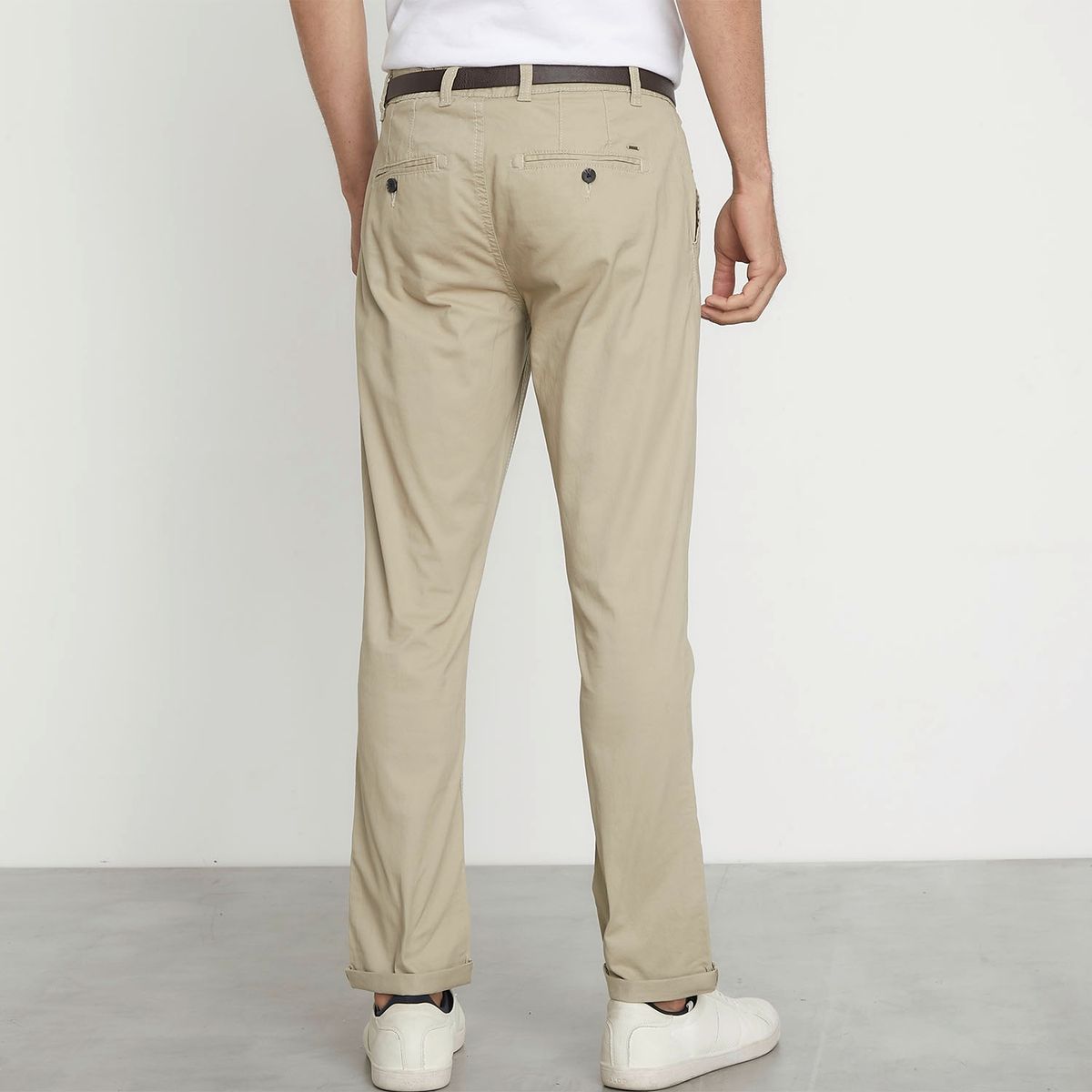 BASEMENT - Pantalón Chino Slim Fit Algodón Hombre Basement