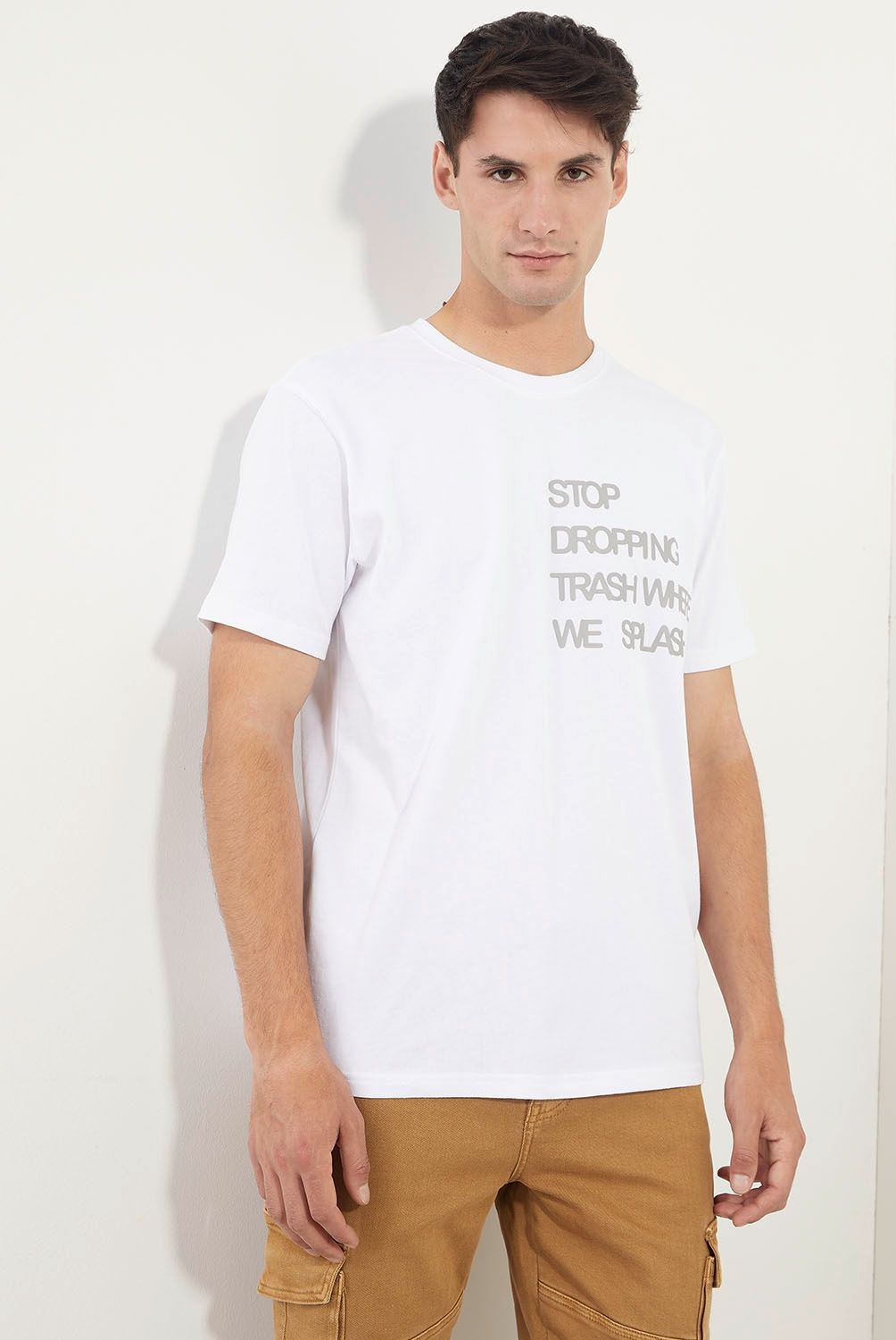 BASEMENT - Basement Polera Manga Corta Hombre