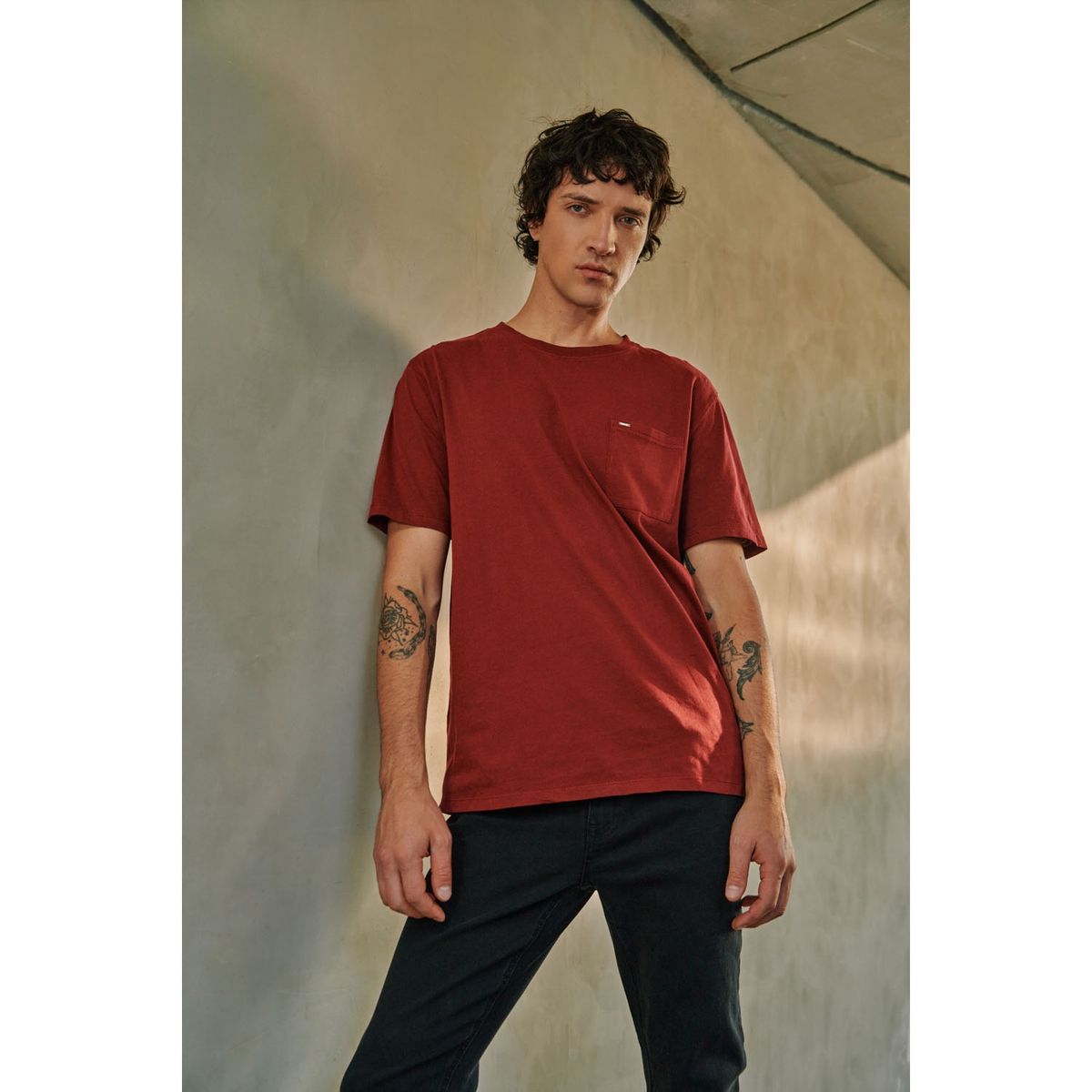 BASEMENT - Basement Polera Manga Corta Hombre