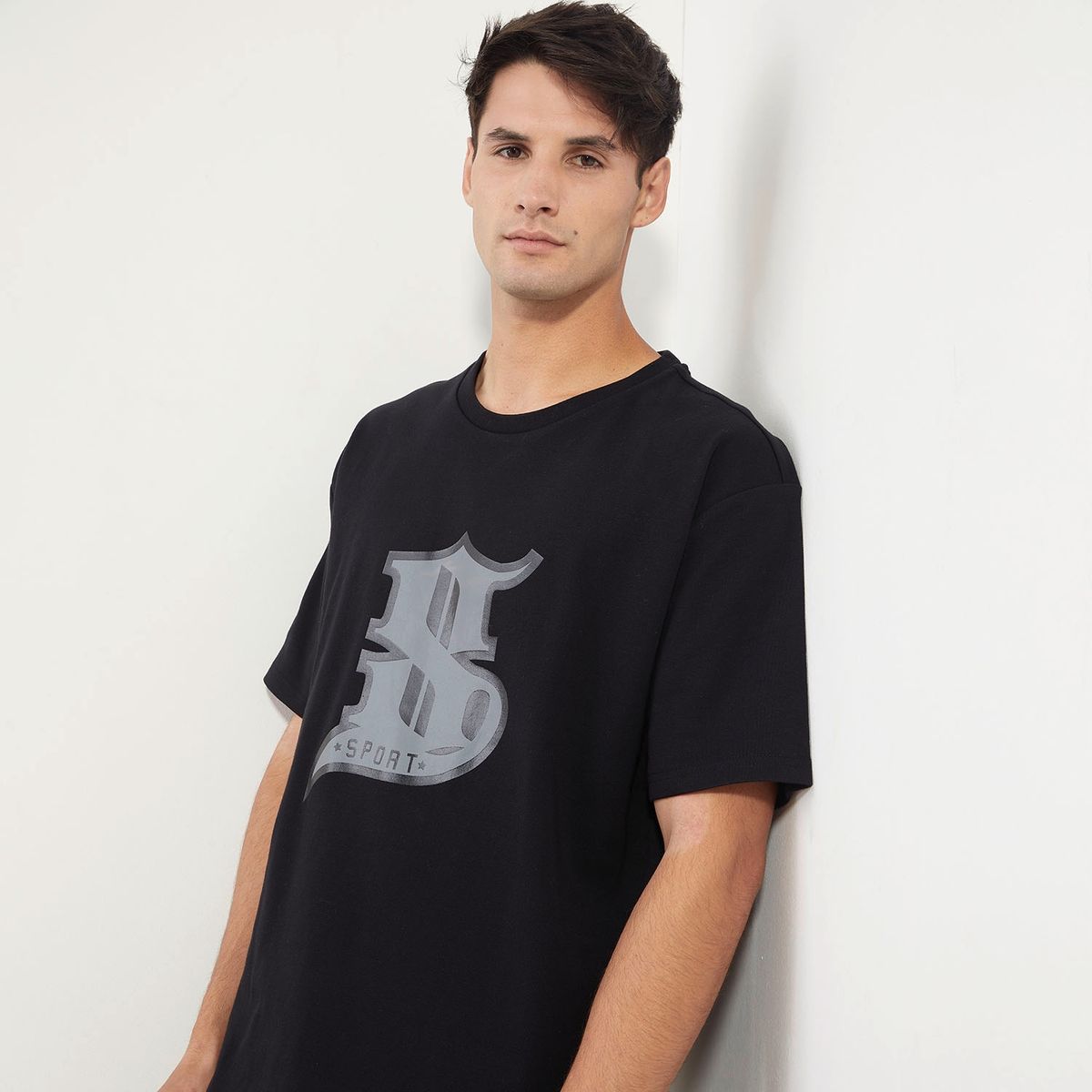 BASEMENT - Basement Polera Manga Corta Algodón Organico Hombre