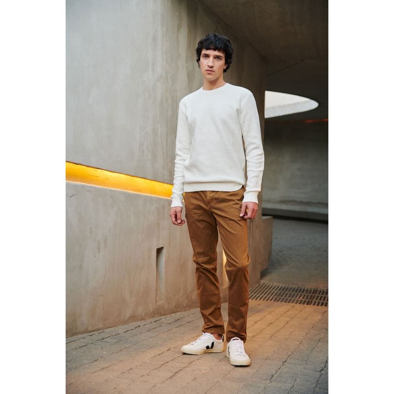 BASEMENT - Pantalón Slim Fit Algodón Orgánico Hombre Basement