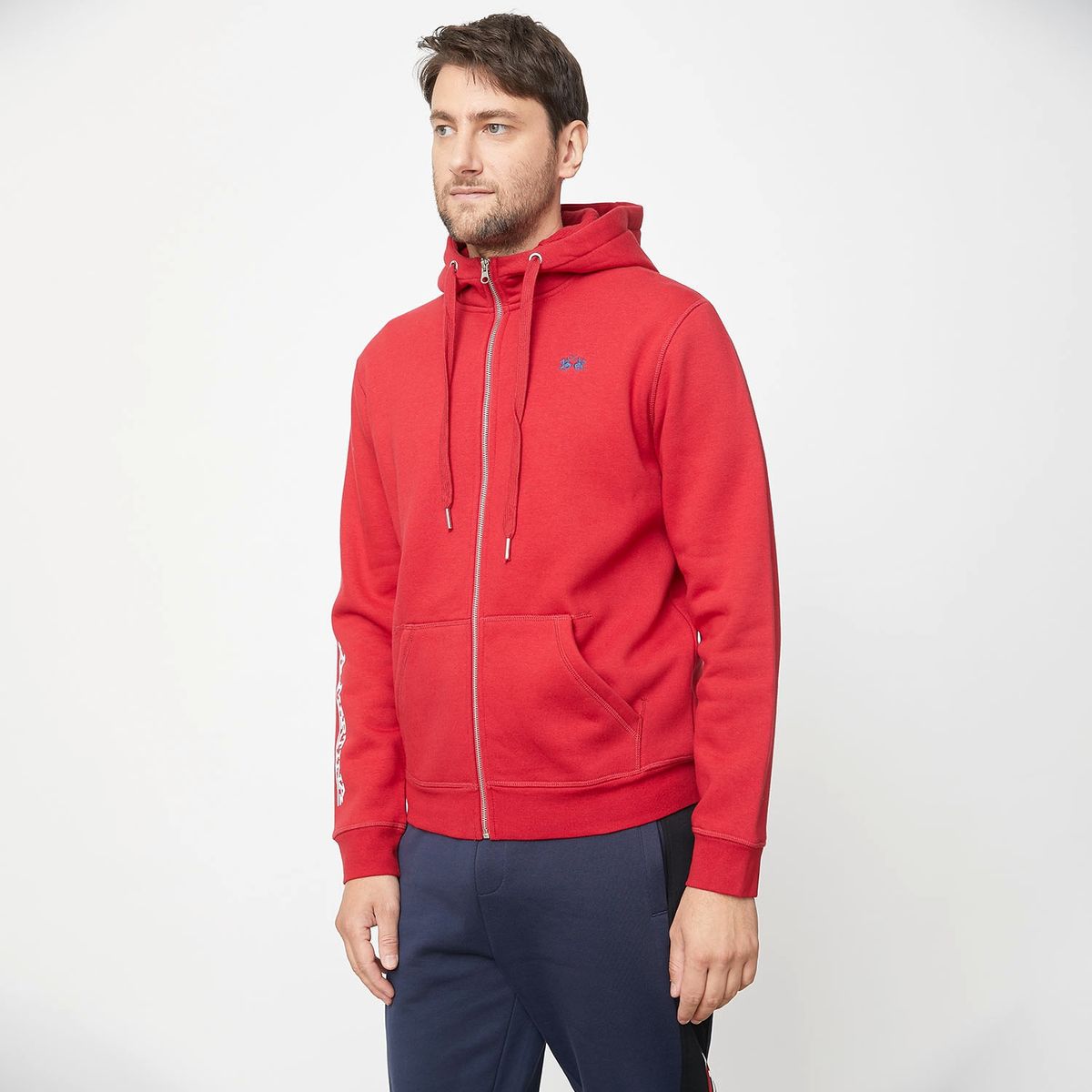 LA MARTINA - Polerón Con Cierre Algodón Hombre La Martina