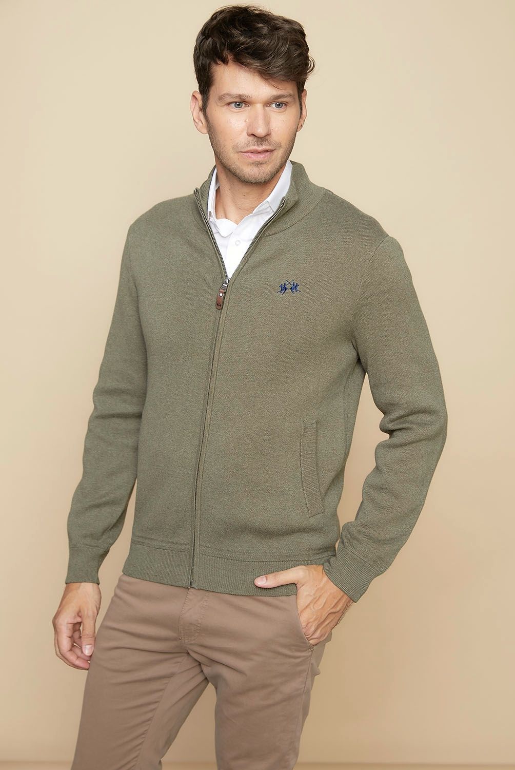 LA MARTINA - La Martina Sweater Con Cierre Algodón Hombre