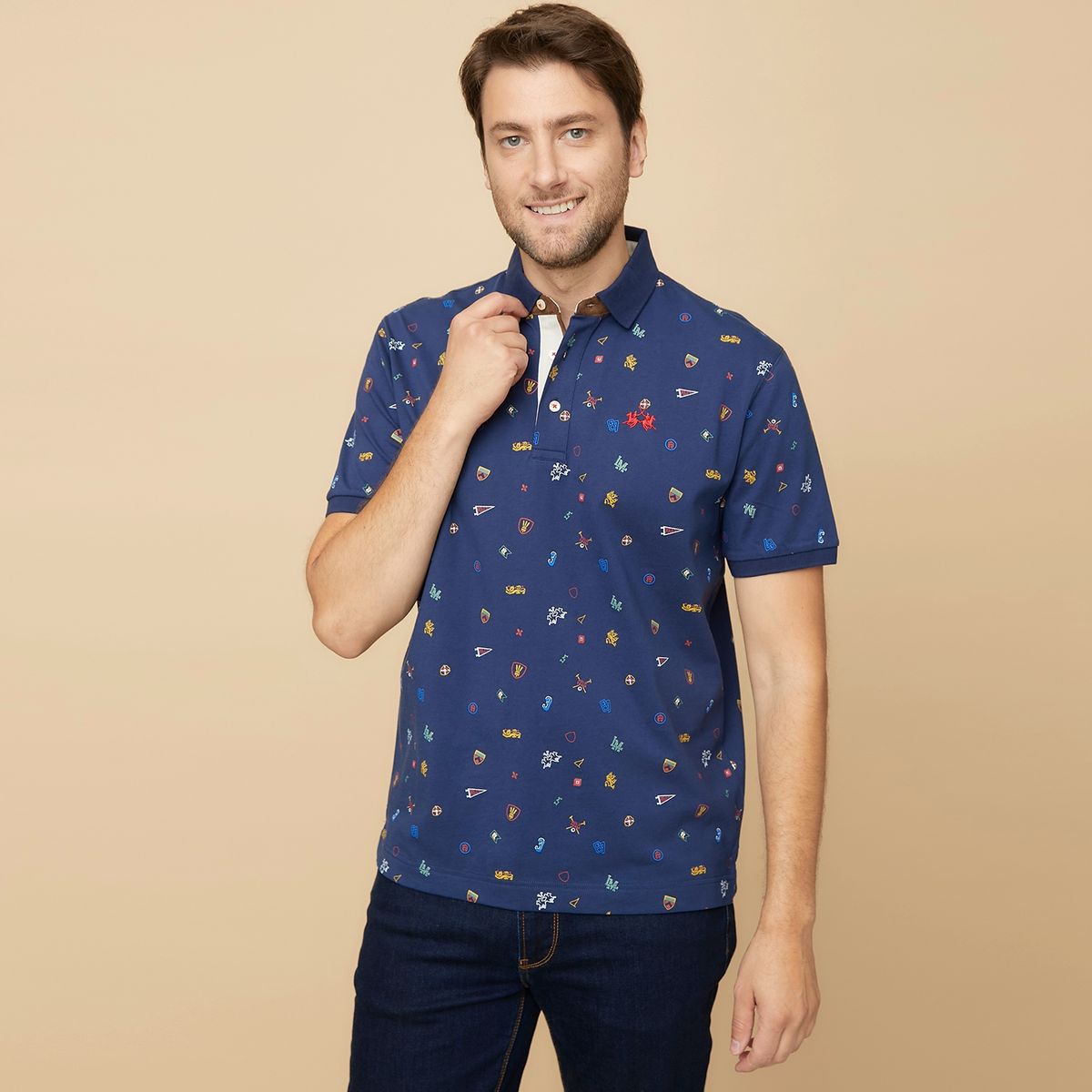 LA MARTINA - La Martina Polera Jersey Manga Corta Algodón Premium Hombre