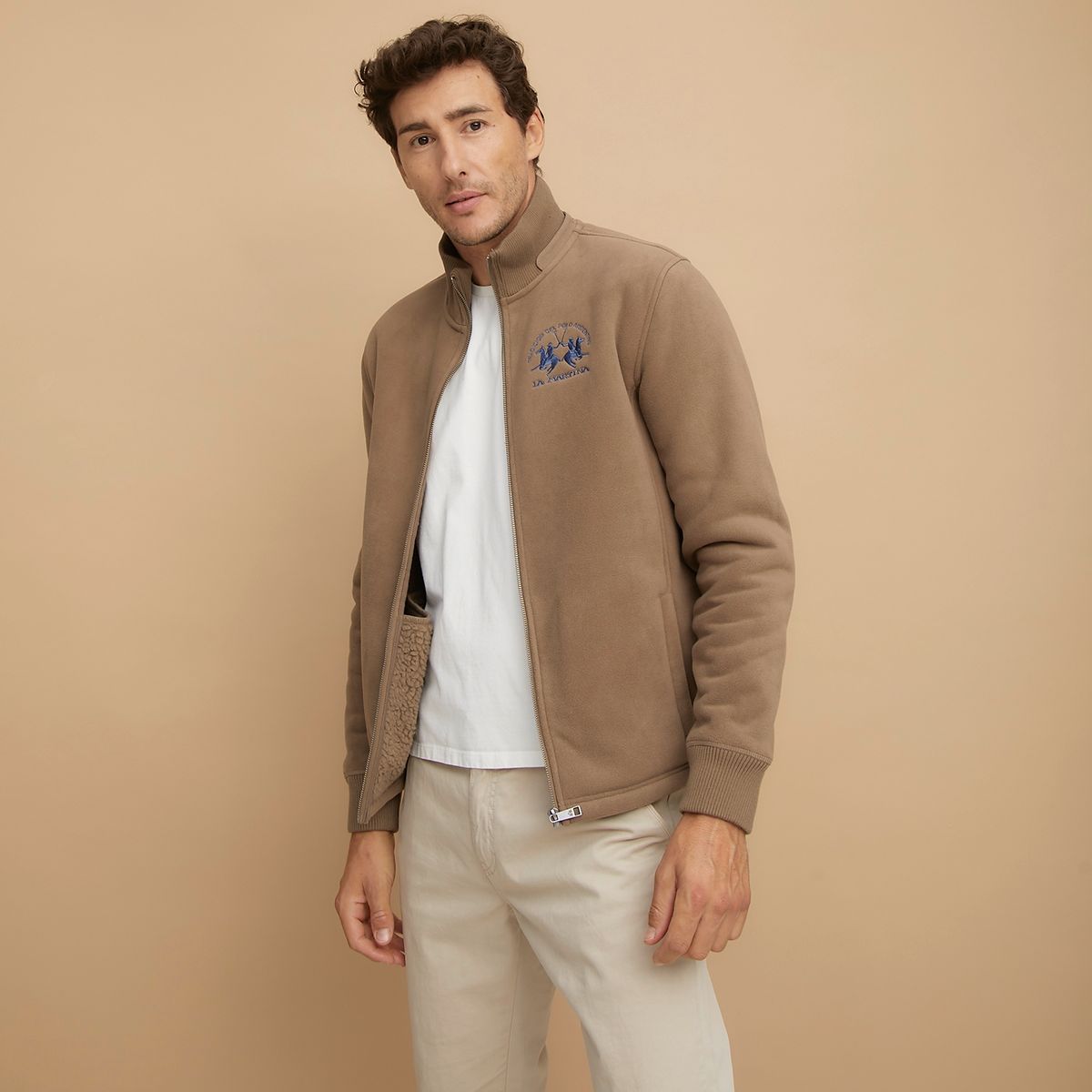 LA MARTINA - Polerón Polar Chiporro Interior Hombre La Martina