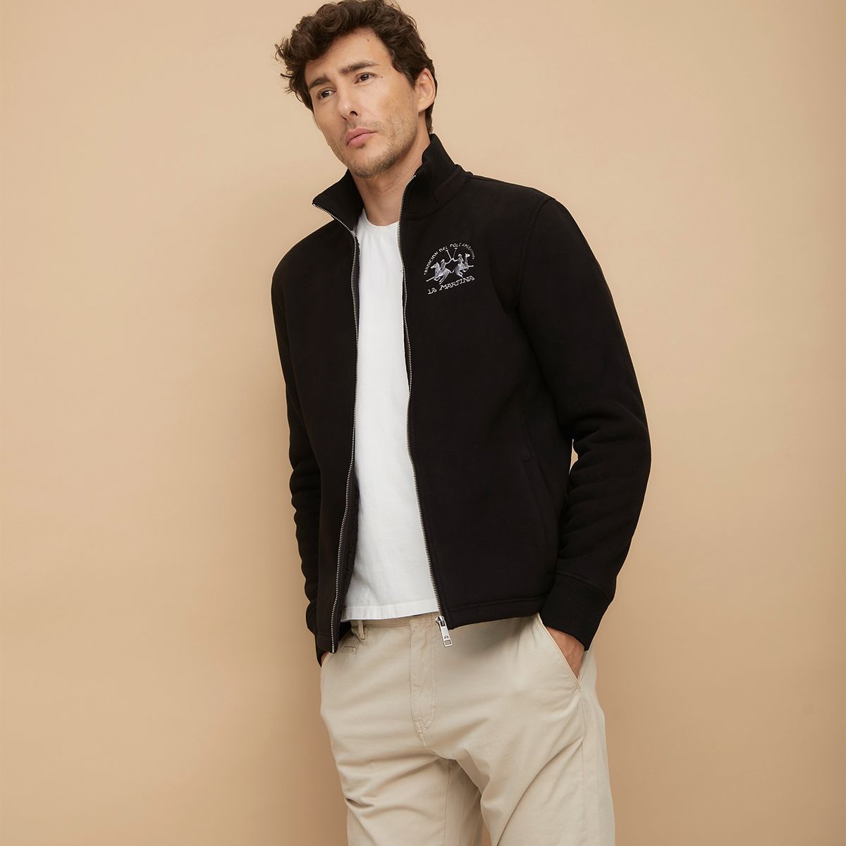 LA MARTINA - Polerón Polar Chiporro Interior Hombre La Martina