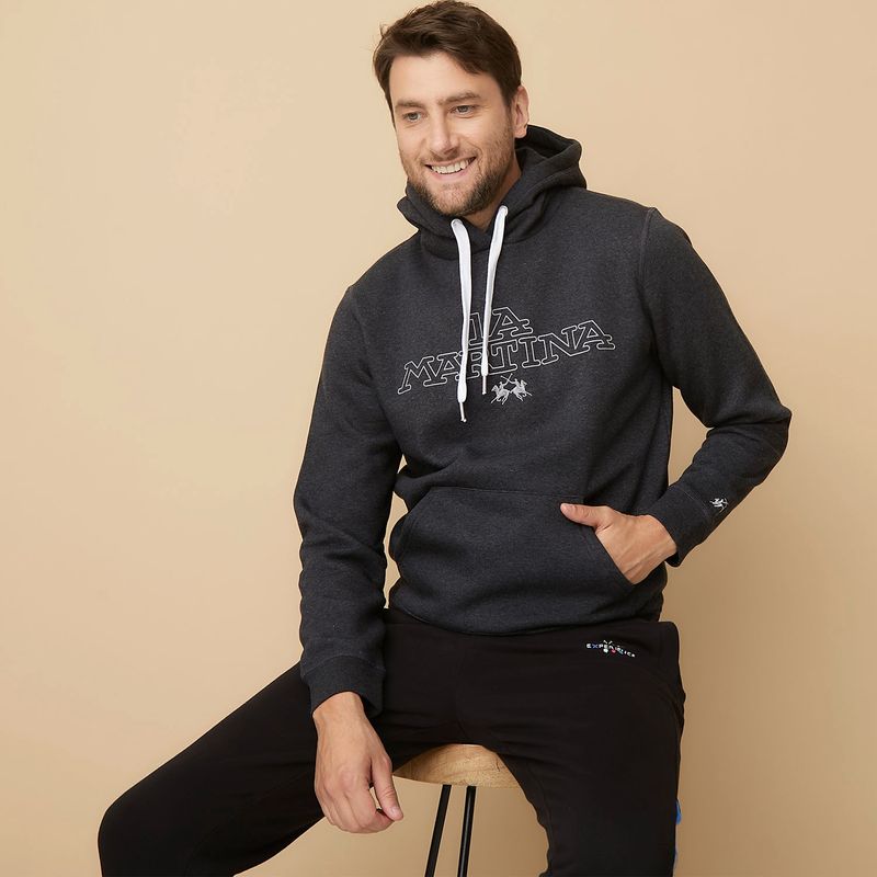LA MARTINA - Polerón Hoodie Algodón Hombre La Martina