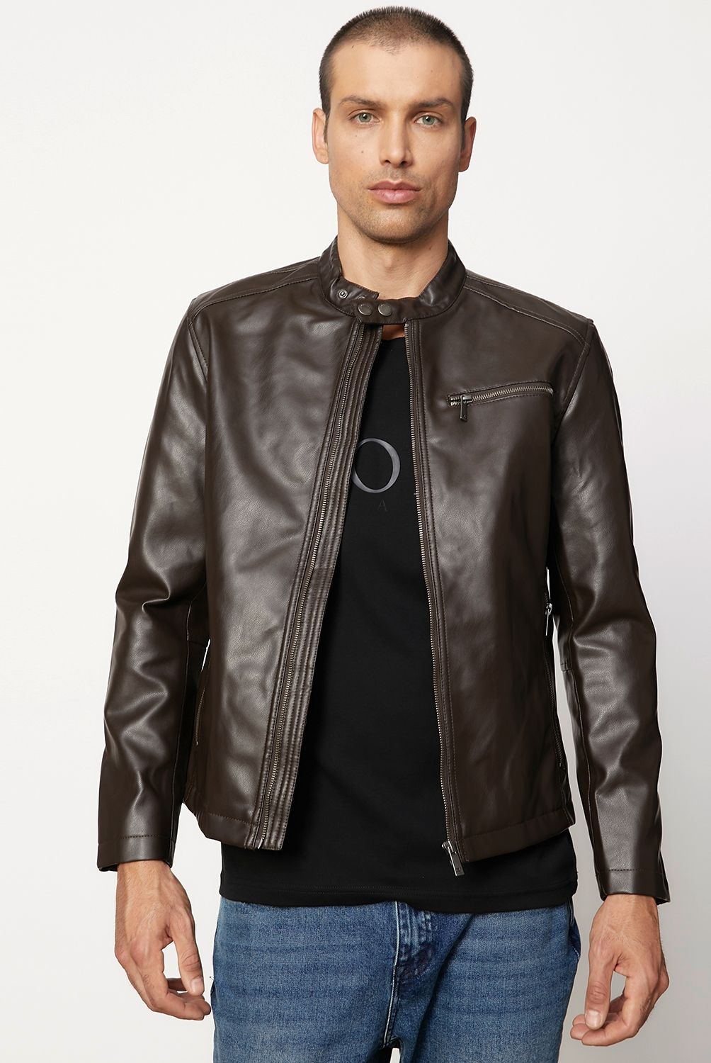 WOLF&HANK - Wolf & Hank Chaqueta Sintética Cuello Mao Hombre