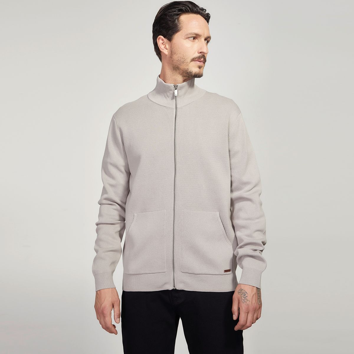 WOLF&HANK - Wolf & Hank Sweater Con Cierre Extra Fine Cotton Hombre