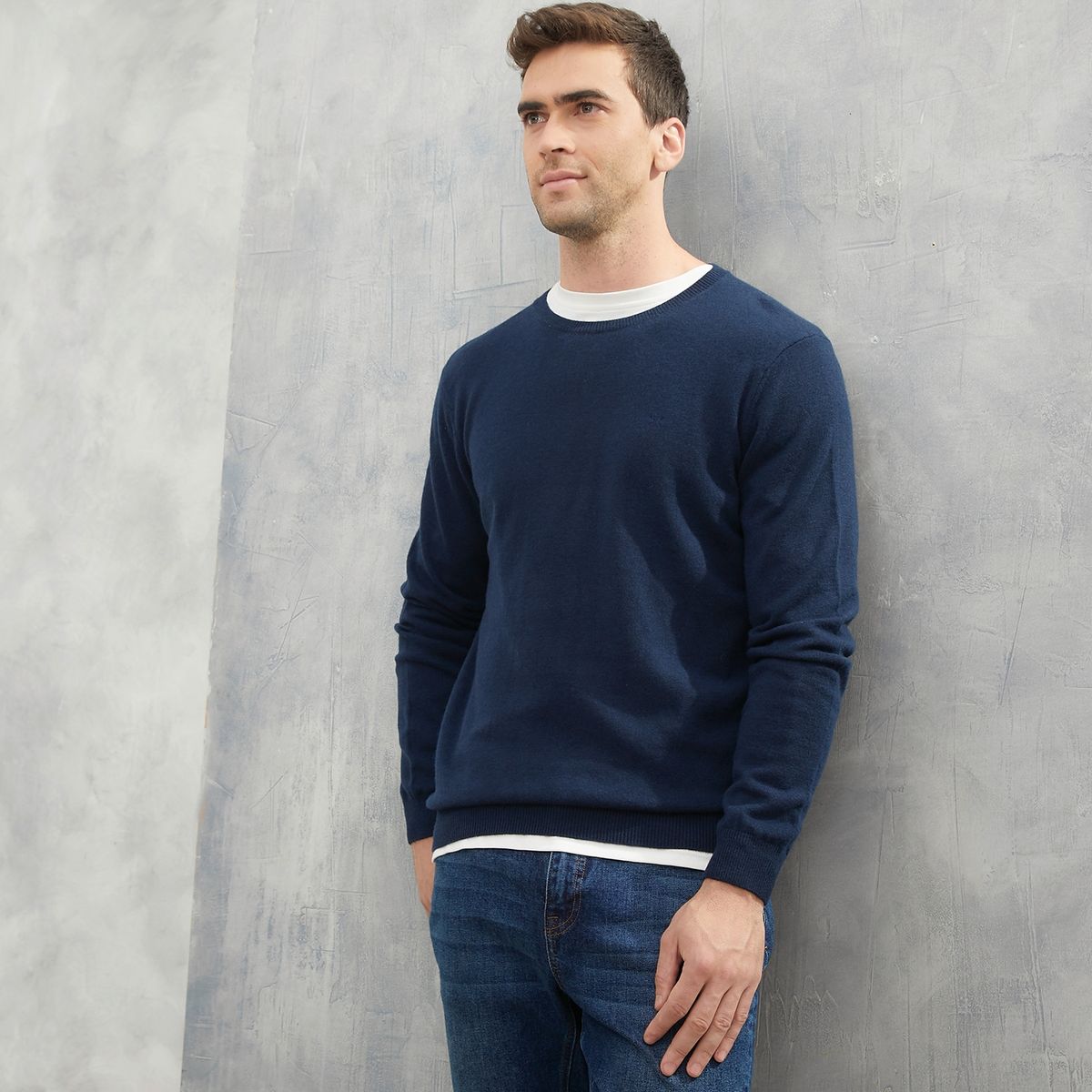 WOLF&HANK - Sweater Chaleco 100% Lana Merino Hombre Wolf&Hank