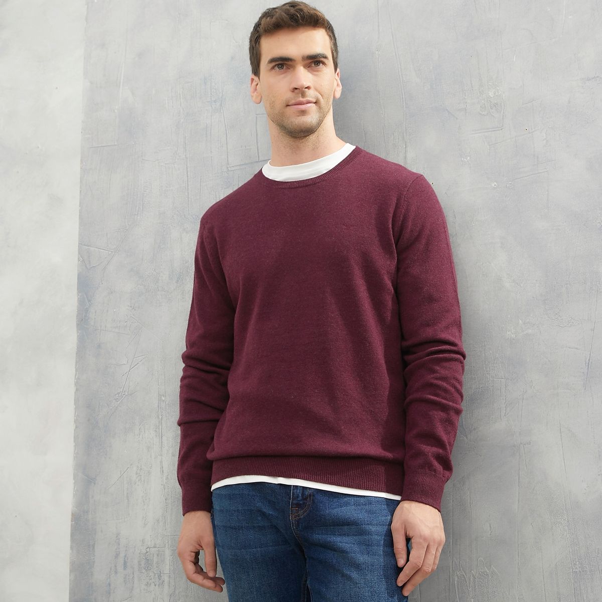 WOLF&HANK - Sweater Chaleco 100% Lana Merino Hombre Wolf&Hank