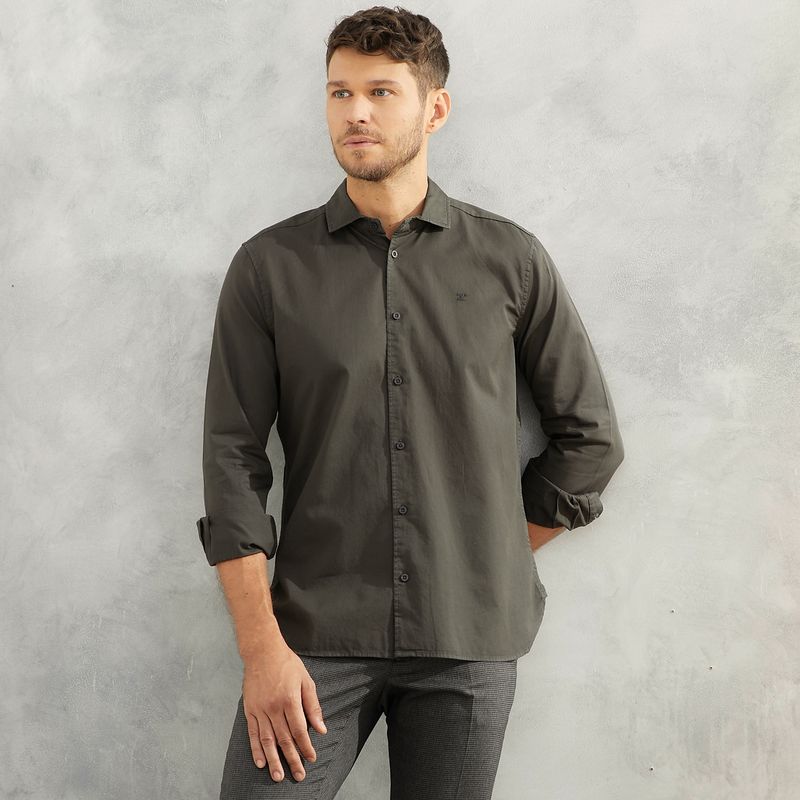 WOLF&HANK - Camisa Manga Larga 100% Algodón Hombre Wolf&Hank