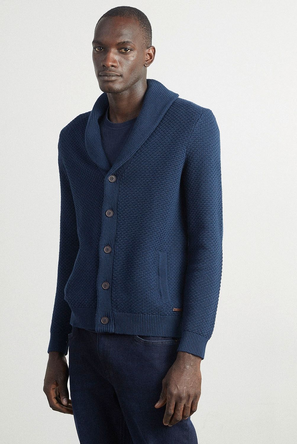 WOLF&HANK - Cardigan 100% Algodón Extrafino Hombre Wolf&Hank