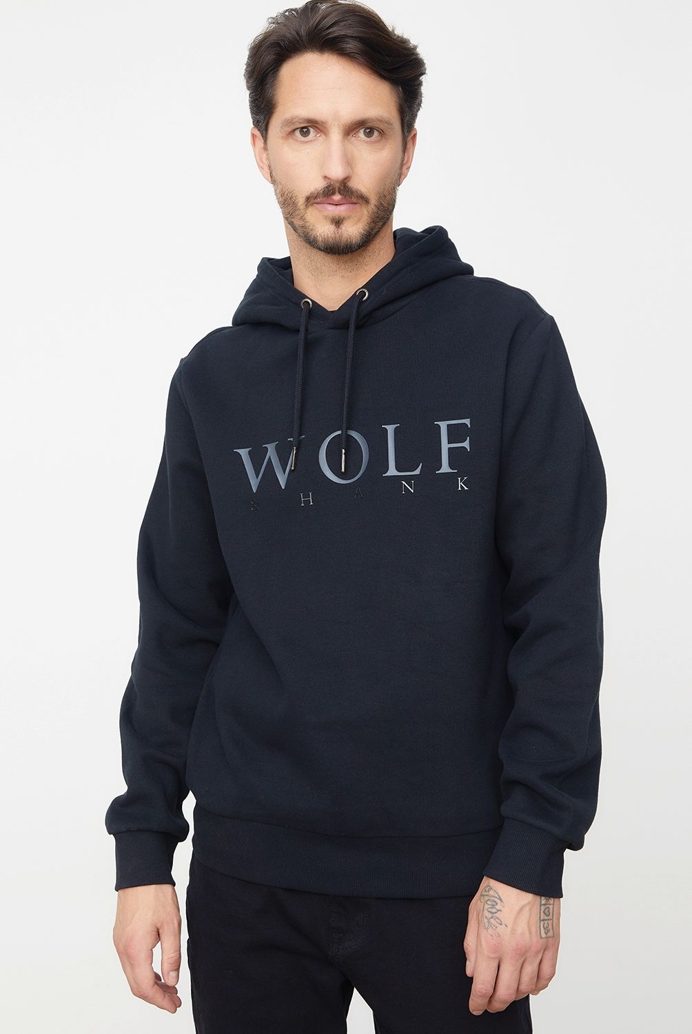 WOLF&HANK - Polerón Hoodie Algodón Premium Hombre Wolf&Hank