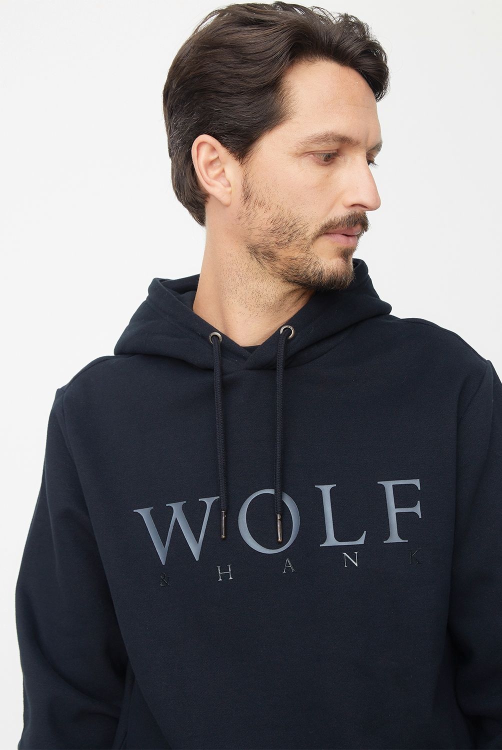 WOLF&HANK - Polerón Hoodie Algodón Premium Hombre Wolf&Hank