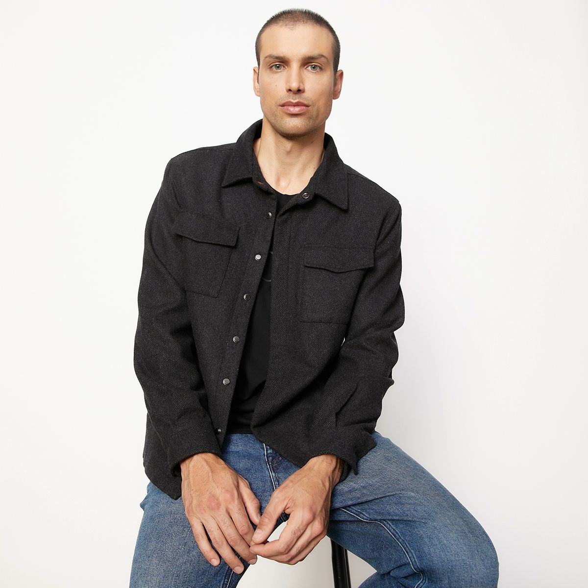 WOLF&HANK - Wolf&Hank Chaqueta Lana Hombre