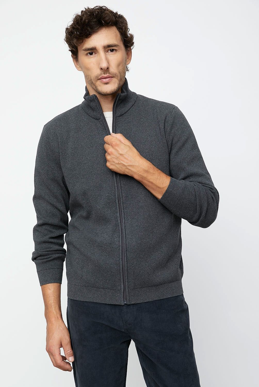 NEWPORT - Chaleco Sweater Algodón Hombre Newport