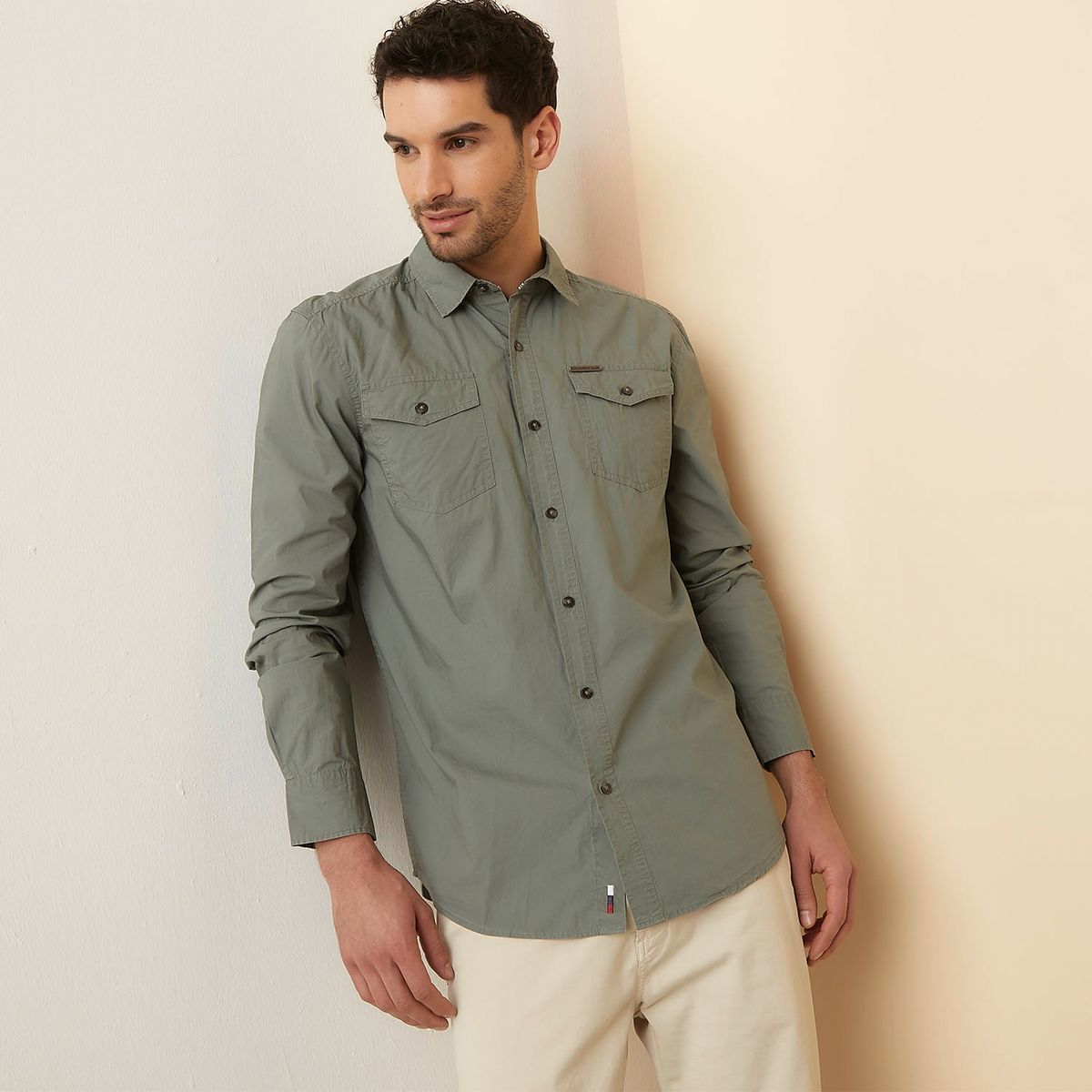 UNIVERSITY CLUB - Camisa Casual Manga Larga Hombre University Club