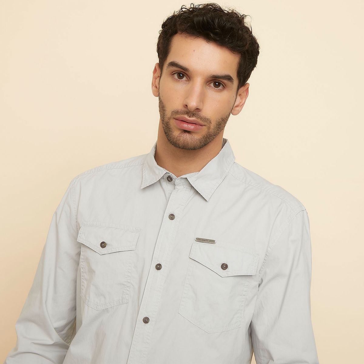 UNIVERSITY CLUB - Camisa Casual Manga Larga Hombre University Club