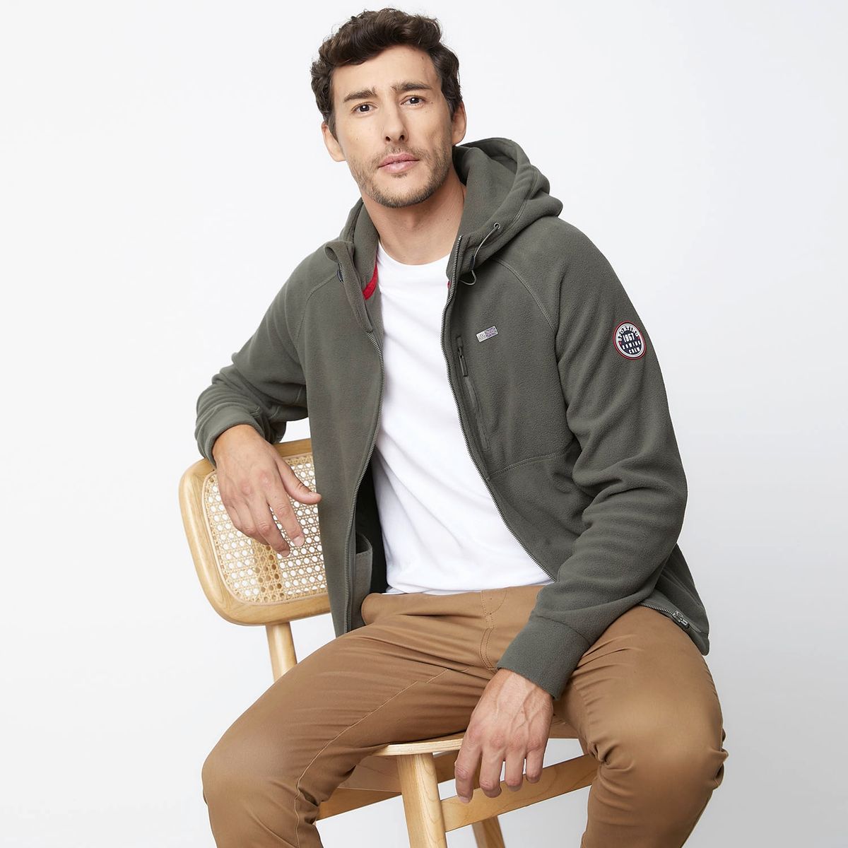 UNIVERSITY CLUB - University Club Polerón Polar Hoodie Hombre