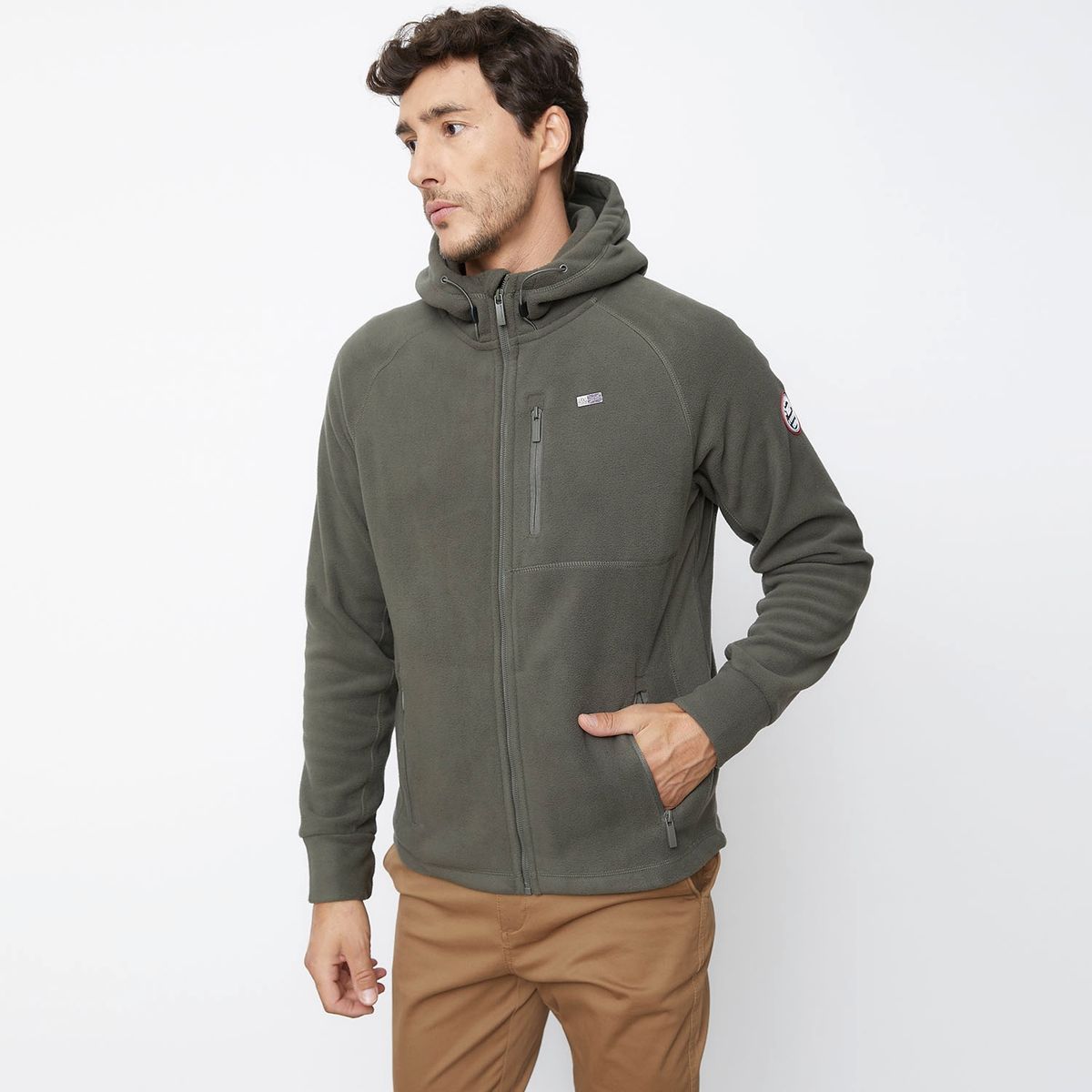 UNIVERSITY CLUB - University Club Polerón Polar Hoodie Hombre