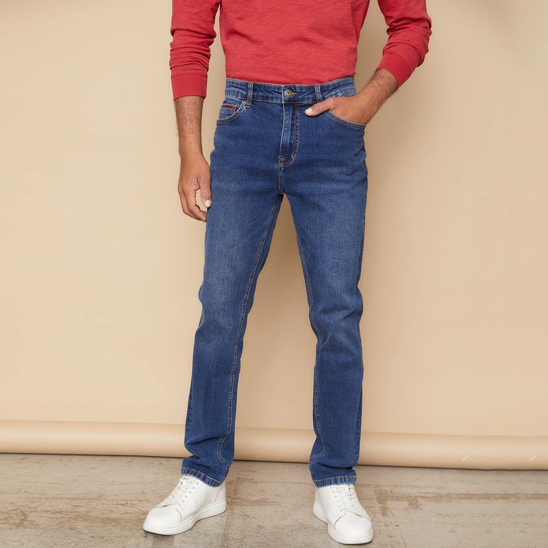 Pantalón Vaquero Slim Fit Confeccionado Con Algodón Orgánico | Ofertas En Vaqueros De Hombre