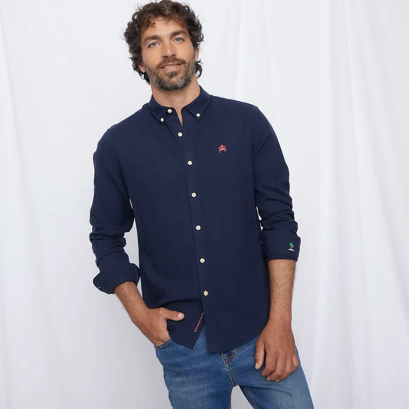 CASCAIS - Cascais Camisa Lino Blend Hombre