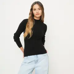 SYBILLA - Sweater Acanalado Mujer