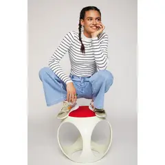 SYBILLA - Sweater Acanalado Mujer